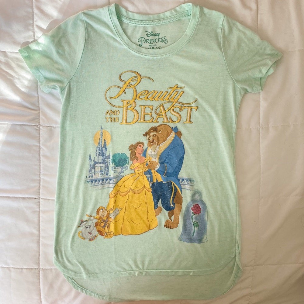 Girls Disneys Beauty & The Beast shirt